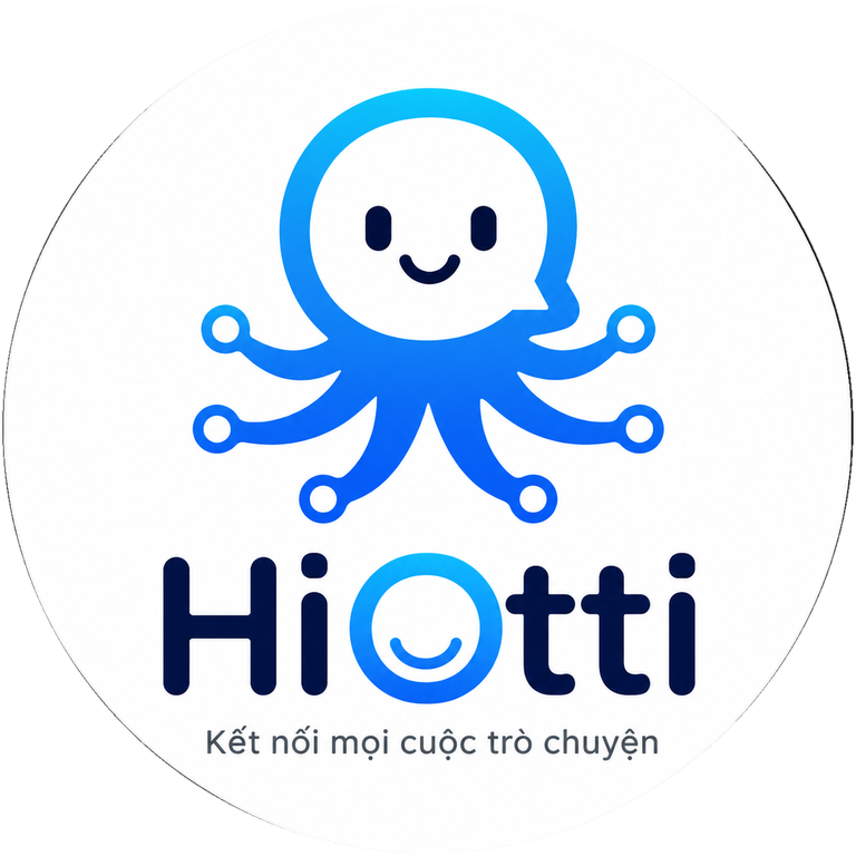 Linh vật Otti — bạch tuộc đại diện hộp thư đa kênh HiOtti